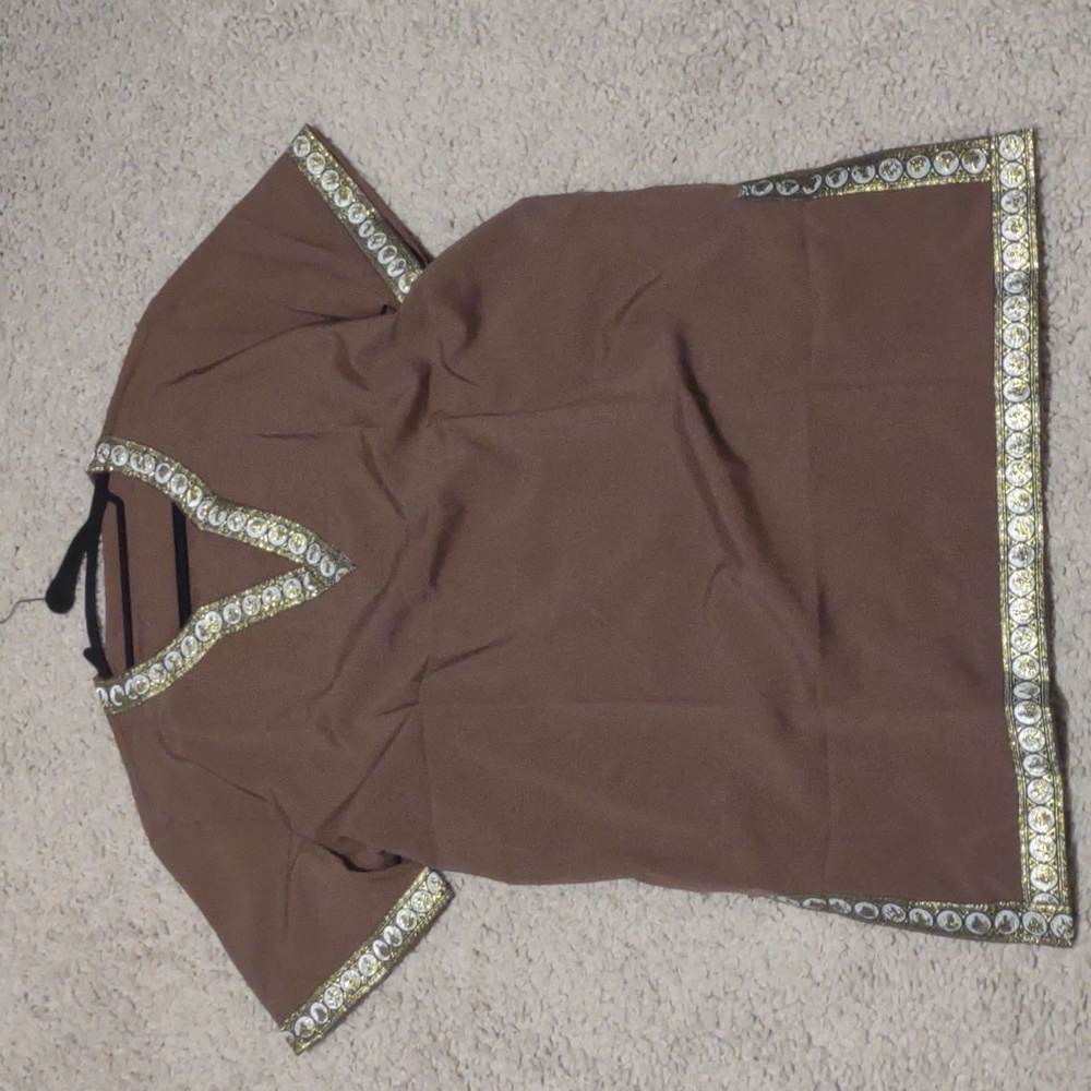 Christoff from frozen, costume top similar to size large